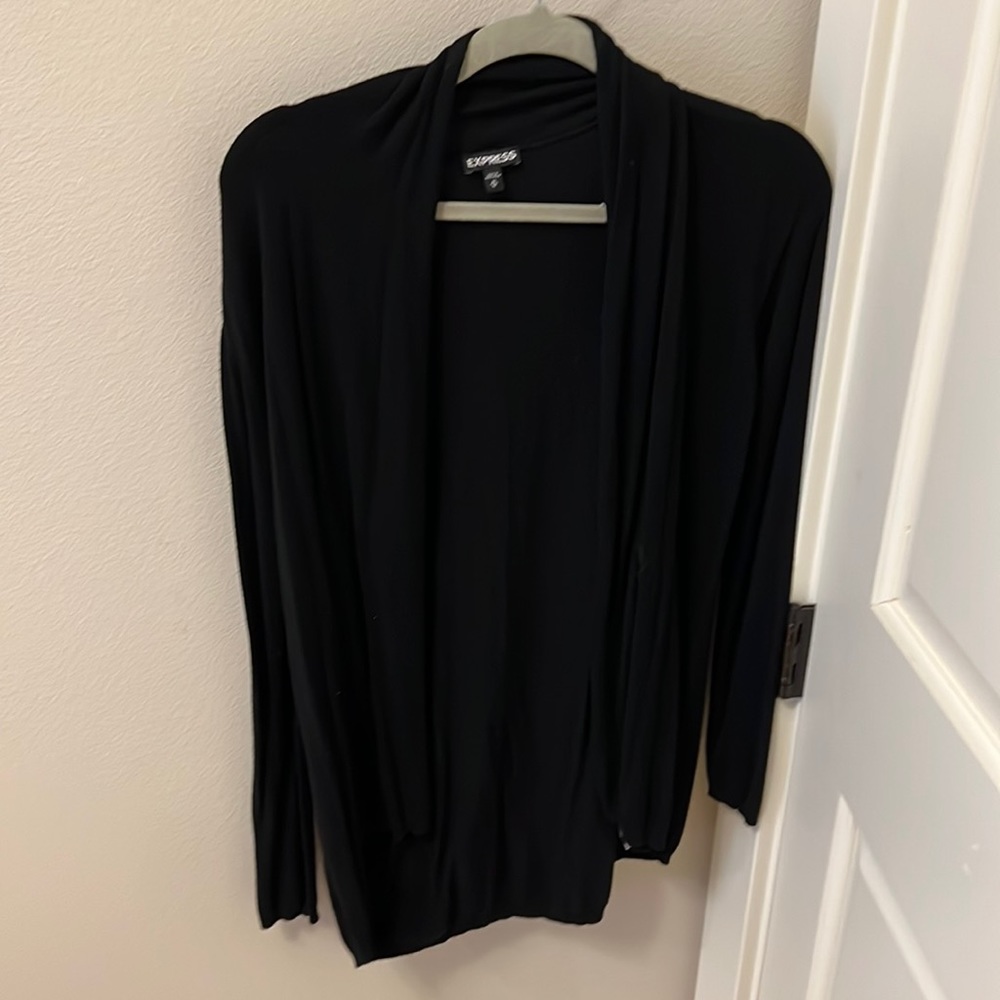 Lightweight black express cardigan. Size medium